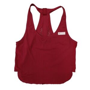 Gymshark Top T-Bar Cropped Vest 2.0 Pink Size XS/S Gym Sleeveless Training Yoga